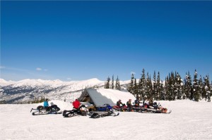 Snowmobiling - Allan Creek Cabin