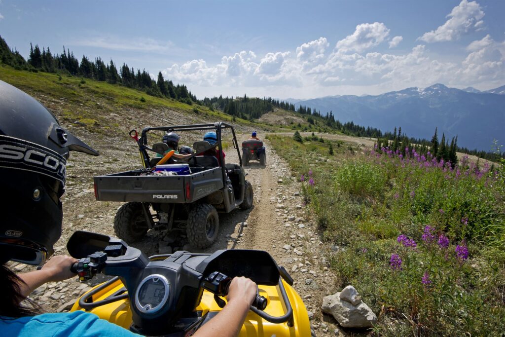 atv ing canoe mountain valemount